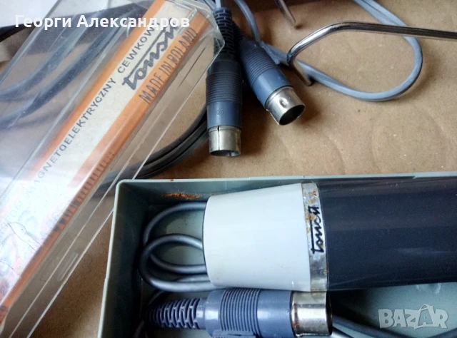 Стар Професионален МИКРОФОН MDO IX 676 MADE in POLAND Нов в Кутия с БОНУС КАБЕЛ за Ролков Магнетофон, снимка 7 - Антикварни и старинни предмети - 51172060