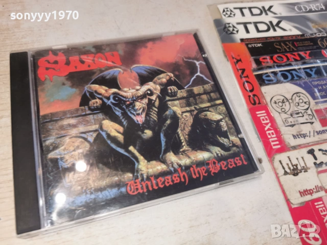 SAXON CD 0202261320, снимка 9 - CD дискове - 53321815