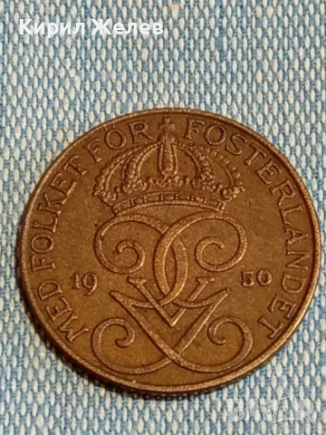 Монета 5 йоре 1950г. Кралство Швеция за КОЛЕКЦИЯ 30399, снимка 3 - Нумизматика и бонистика - 48664470