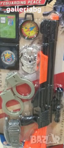 Полицейски комплект с автомат 