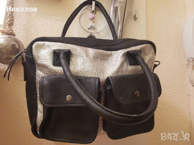 Чанта от естествена кожа PAUL MARIUS, снимка 3 - Чанти - 52599598