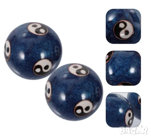 Оригинални Китайски Пеещи Топки Звънящи Топки за Mедитация Релаксация Терапевтично Премахване Стреса, снимка 12 - Други - 48477107