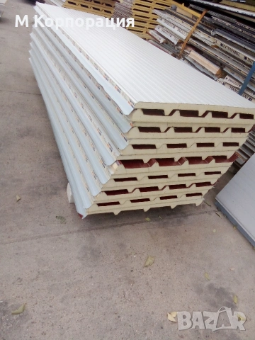 Сандвич панел 5 ребра бял 40мм дебелина