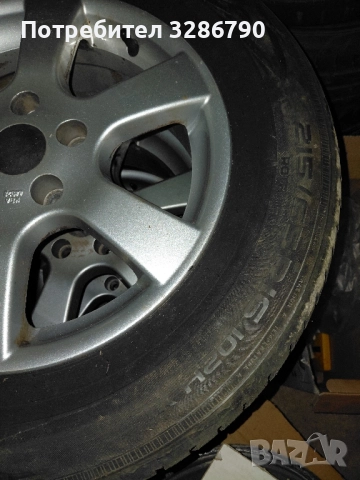 джанти 5х114.3 с гуми 215/65/16, снимка 2 - Гуми и джанти - 52462371