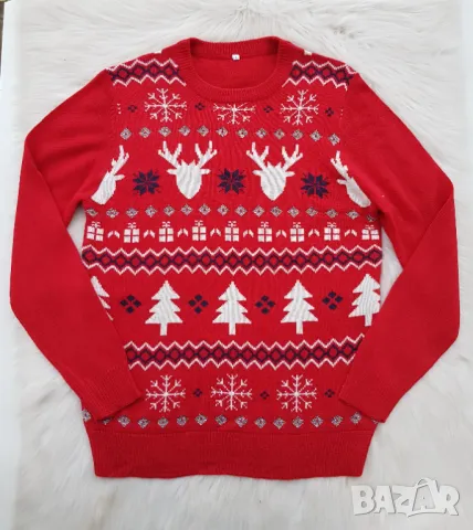 Мъжки Коледен пуловер размер Л, снимка 11 - Пуловери - 48137553