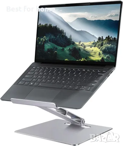 Стойка за лаптоп RAINBEAN LS215- S алуминиева, снимка 12 - Лаптоп аксесоари - 48486813