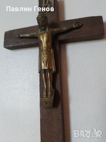 Стар кръст , Исус Христос 25х12.5см, снимка 4 - Други ценни предмети - 41394368