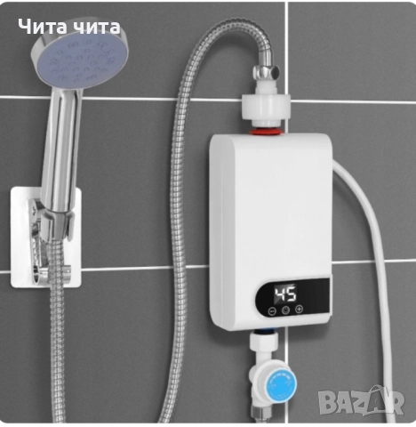 Проточен бойлер 3500W с дигитален дисплей – Моментална топла вода без чакане, снимка 6 - Бойлери - 52653637