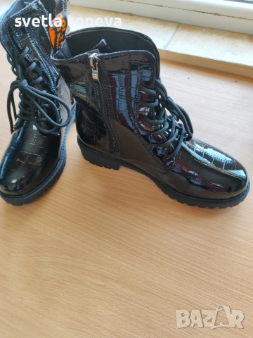 Стилни лачени боти размер 36