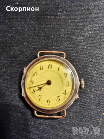 Швейцарски сребърен ръчен дамски часовник - 6 РУБИНА, снимка 2 - Джобни - 50994374