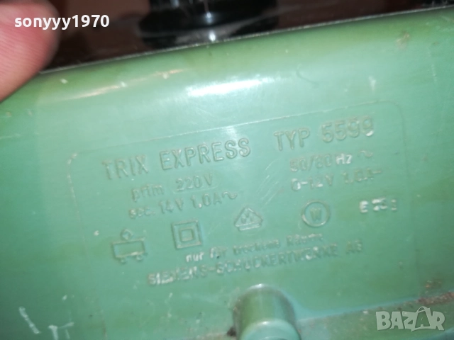 TRIX EXPRESS TYP 5599-MADE IN WESTERN GERMANY-ВНОС SWISS 0709251923LCHERY, снимка 17 - Друга електроника - 51635430