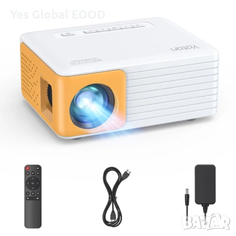 Yoton Mini Portable Projector - Supports Full HD 1080P, Y3