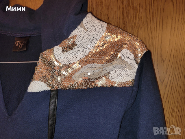 Тъмно синя туника Lucy, снимка 3 - Туники - 44735395