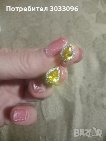 Сребърни обеци, снимка 2 - Бижутерийни комплекти - 52740624