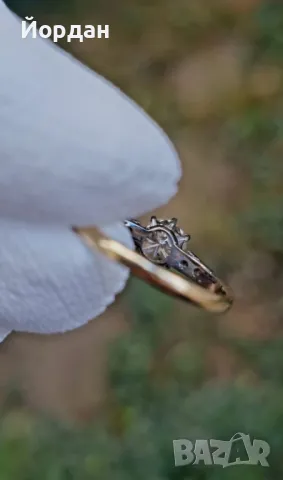 Дамски златен пръстен - антично бижу, снимка 2 - Пръстени - 49468458