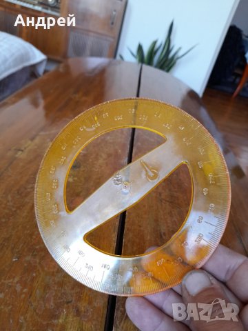 Стар транспортир #8, снимка 3 - Други ценни предмети - 41982377