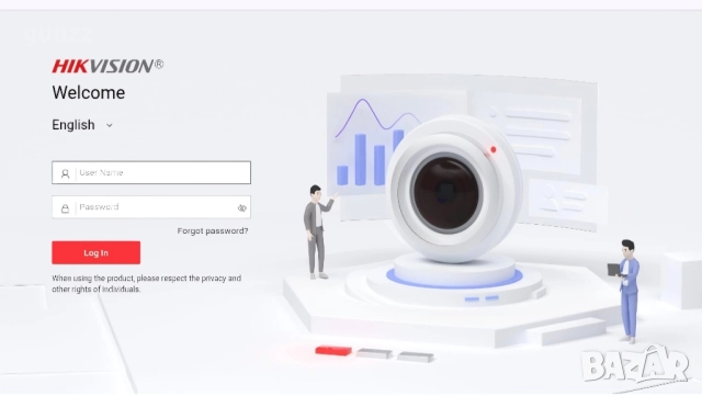 Hikvision POE 4MP IP цифров комплект за видеонаблюдение