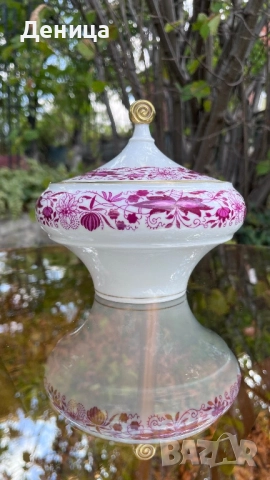 Edelstein Германия Елегантна бонбониера със стилна акцентираща дръжка Височина-16 см и диаметър -16 , снимка 5 - Кутии за храна - 51469509