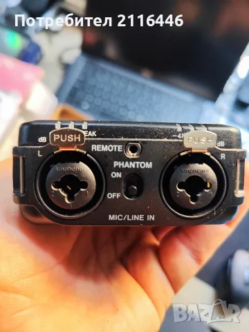 Продавам Tascam DR-100mk III Linear PCM recorder , снимка 5 - Ресийвъри, усилватели, смесителни пултове - 55795676
