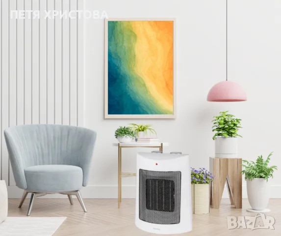 Керамична печка с мощност 1800W, за ефективно и безопасно отопление за вашия дом, снимка 5 - Отоплителни печки - 56048979
