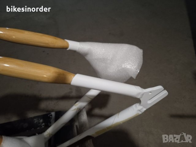 Нова уникална бамбукова рамка, снимка 4 - Части за велосипеди - 36018797