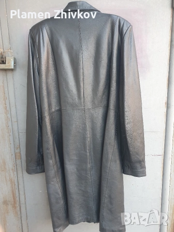 Луксозно кожено дамско манто PiELE , снимка 5 - Якета - 53734191