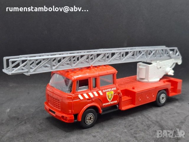 Berliet - пожарна, Norev, 1:43