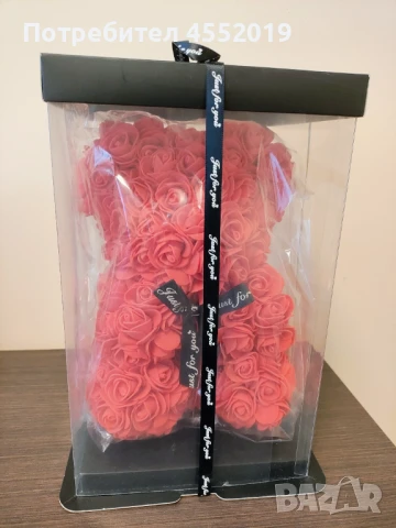 Мече от рози подходящо за подарък за всеки повод, снимка 1