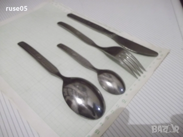 Лот от 24 бр. прибора за хранене съветски нови, снимка 9 - Прибори за хранене, готвене и сервиране - 52515048