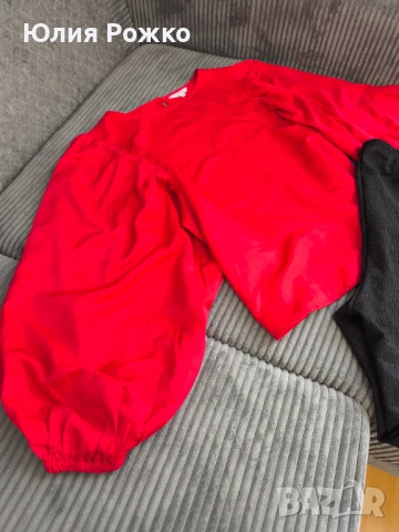 Блуза с обемни ръкави, снимка 3 - Блузи с дълъг ръкав и пуловери - 51300610