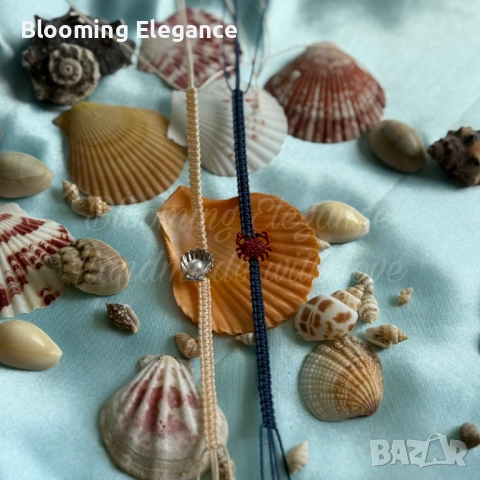 Морски комплект гривни, снимка 2 - Гривни - 51693925
