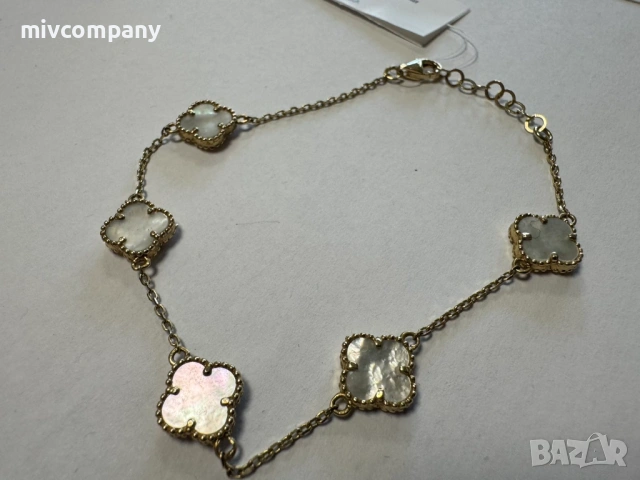 Златна Гривна 4.08гр 19см, снимка 4 - Гривни - 53654923