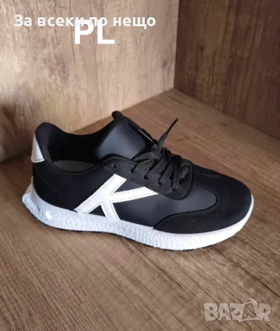 Дамски маратонки кожа и велур ; Черен велур, снимка 3 - Маратонки - 47414876