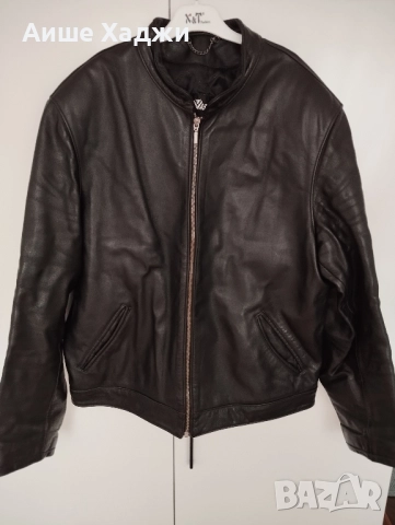 мъжко черно кожено яке 