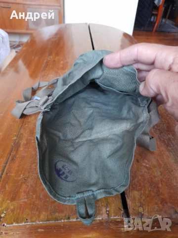 Стара брезентова торбичка #2, снимка 6 - Антикварни и старинни предмети - 52122828