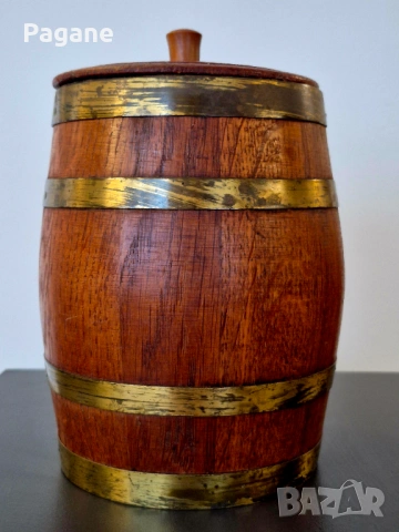 Ретро холандски хумидор (кутия) за пури Schimmelpenninck – Дървено буре, снимка 4 - Антикварни и старинни предмети - 53293492