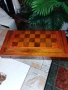 Шах48/48 с дървени фигури и синьобели пулове, снимка 5