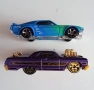2 за 1 КАТО НОВИ 1964 CHEVY IMPALA+1969 FORD MUSTANG Boss 302 HOTWHEELS toy cars, снимка 1