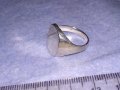 АРИСТОКРАТИЧЕН МАСИВЕН СРЕБЪРЕН ПРЪСТЕН ПОЛИРАНО до ОГЛЕДАЛЕН БЛЯСЪК СРЕБРО 925 РЪЧНА РАБОТА 38744, снимка 10