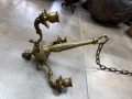 Бронзов свещник полоилей №7895, снимка 3