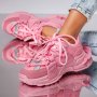 Последни бройки!Хит! Нов модел дамски маратонки в розов цвят, снимка 1 - Маратонки - 39973303