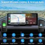 Нов HD Тъчскрийн Авто Дисплей - CarPlay, Android, Bluetooth, GPS за кола автомобил, снимка 2