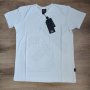 Тениска G Ferre в бяло с бродиран принт, снимка 1 - Тениски - 41660082
