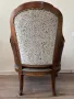 Антикварно кресло с ратан и извити подлакътници, снимка 18