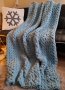 Ръчно плетено  одеяло Alize puffy 
