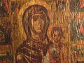 † Стара православна ръчно рисувана икона Житие на Дева Мария, Света Богородица 