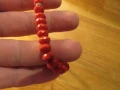 красива червена  османска броеница, молитвена броеница с 99 мъниста турска броеница , снимка 2