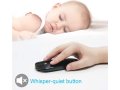 Bluetooth мишка FENIFOX, супер тънка и безшумна, акумулаторна, Slim Mini Whisper-Quiet Flat Portable, снимка 3