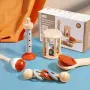 Монтесори дървени играчки за деца 5 части , снимка 1