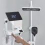 Интелигентен термостатен душ за баня с дисплей / бял / черен / сив, снимка 8